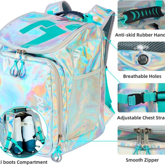 Snowboard Boot Travel Backpack  32L - Picture 3 of 6